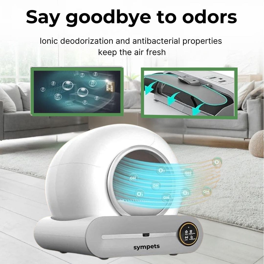 Smart self-cleaning litter