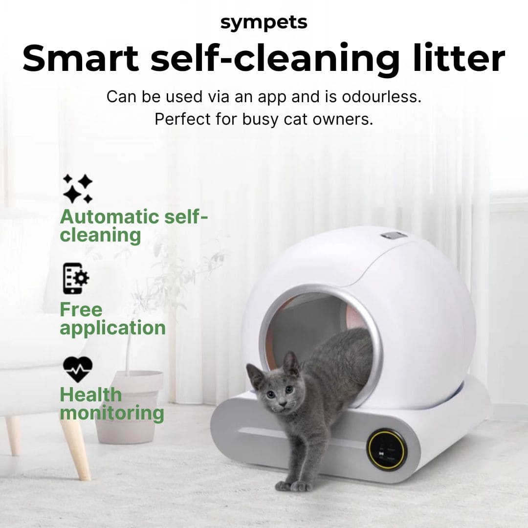 Smart self-cleaning litter